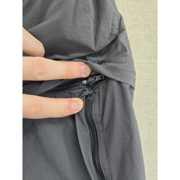 REI Co-Op Sahara Convertible Pants Womens 10 Gray Zip Off Cargo Hiking Outdoor - Picture 3 of 15